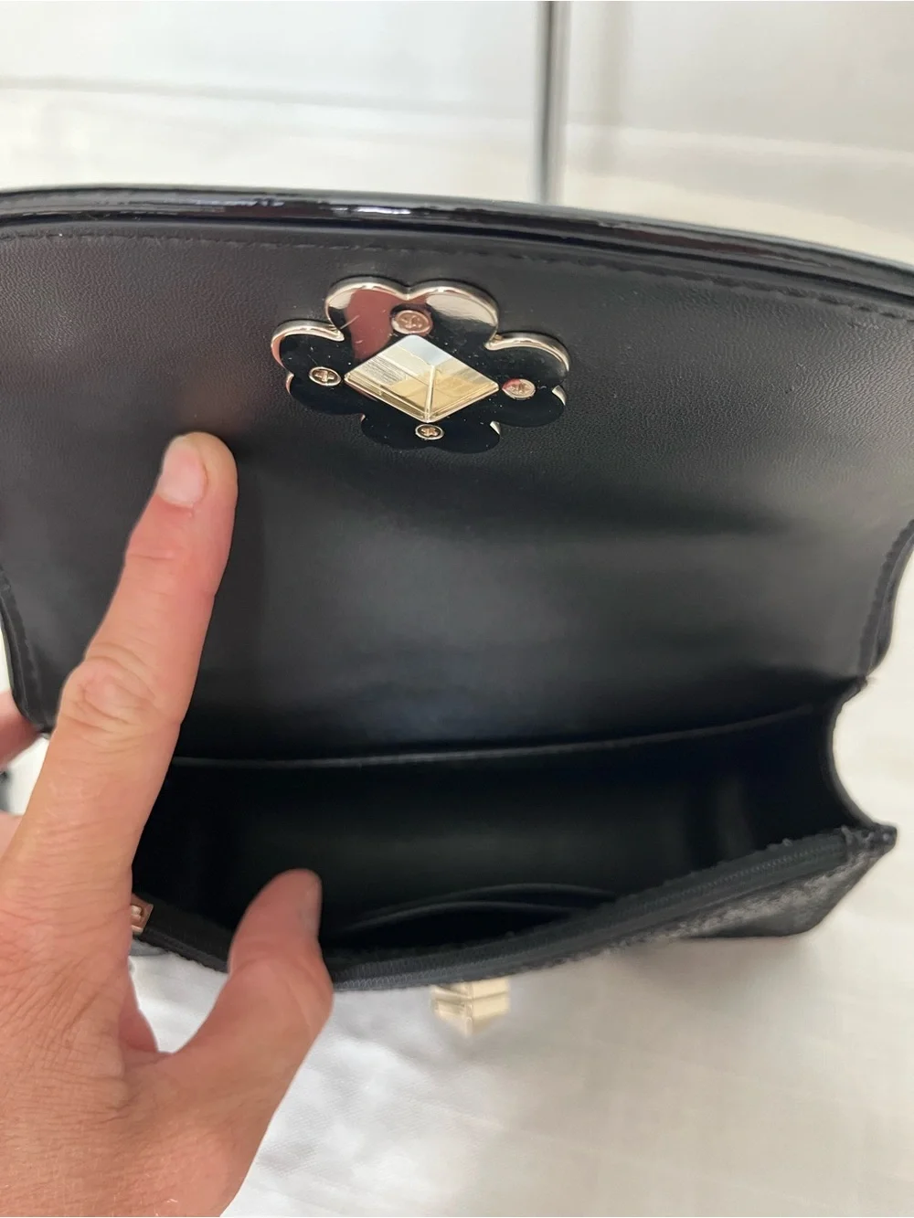 Kate Spade New York Odette Mini Glitter top handle crossbody bag purse